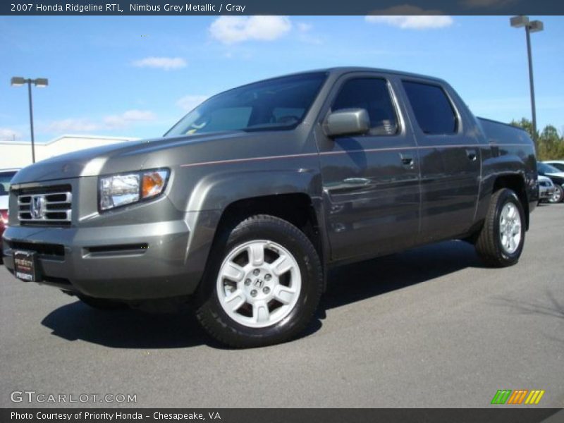 Nimbus Grey Metallic / Gray 2007 Honda Ridgeline RTL