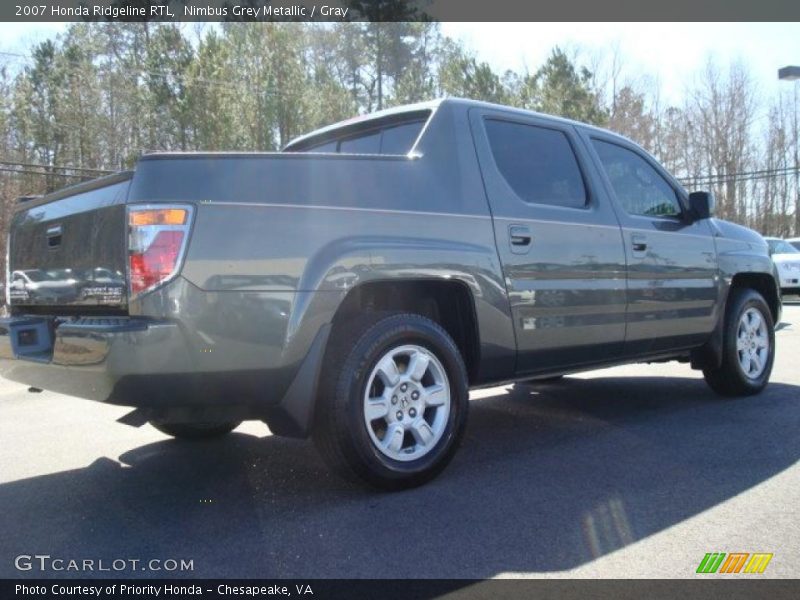 Nimbus Grey Metallic / Gray 2007 Honda Ridgeline RTL