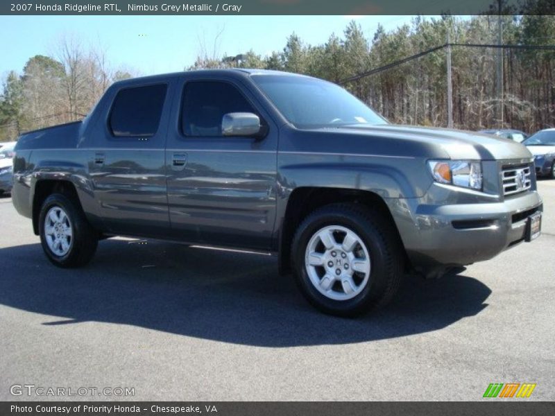 Nimbus Grey Metallic / Gray 2007 Honda Ridgeline RTL
