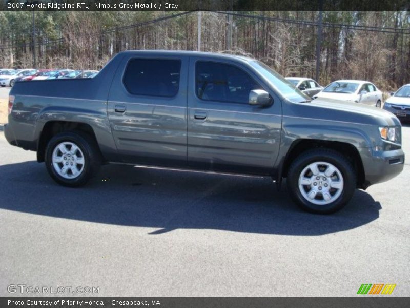 Nimbus Grey Metallic / Gray 2007 Honda Ridgeline RTL