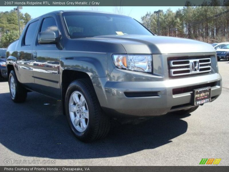 Nimbus Grey Metallic / Gray 2007 Honda Ridgeline RTL