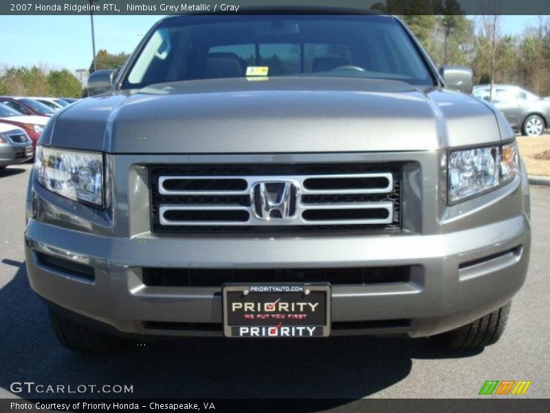 Nimbus Grey Metallic / Gray 2007 Honda Ridgeline RTL