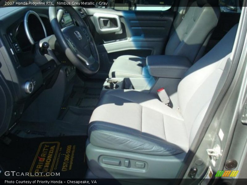 Nimbus Grey Metallic / Gray 2007 Honda Ridgeline RTL