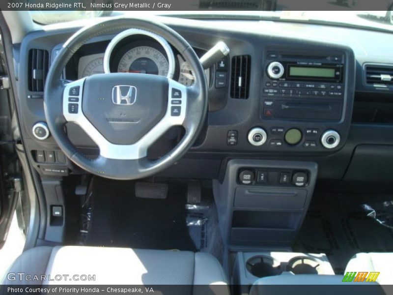 Nimbus Grey Metallic / Gray 2007 Honda Ridgeline RTL