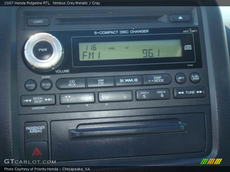 Nimbus Grey Metallic / Gray 2007 Honda Ridgeline RTL