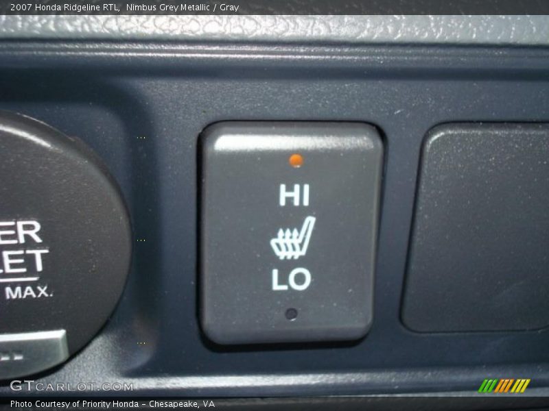 Nimbus Grey Metallic / Gray 2007 Honda Ridgeline RTL