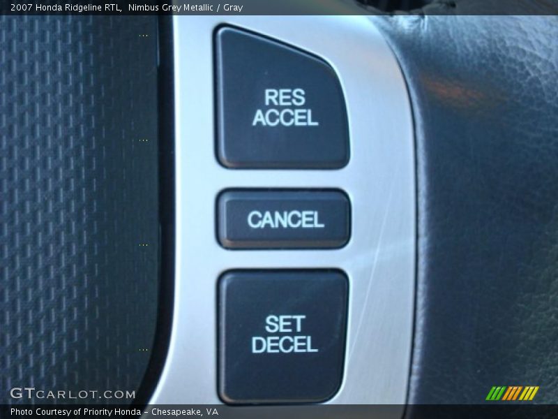 Nimbus Grey Metallic / Gray 2007 Honda Ridgeline RTL