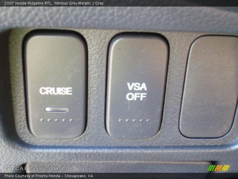Nimbus Grey Metallic / Gray 2007 Honda Ridgeline RTL