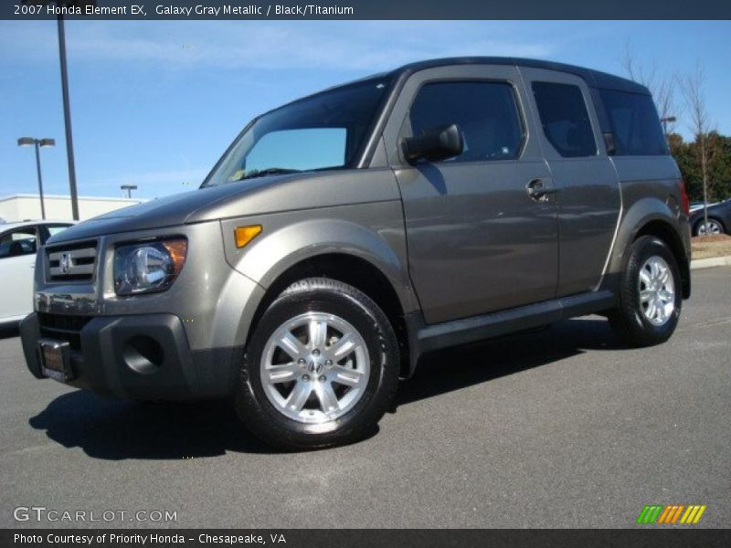 Galaxy Gray Metallic / Black/Titanium 2007 Honda Element EX