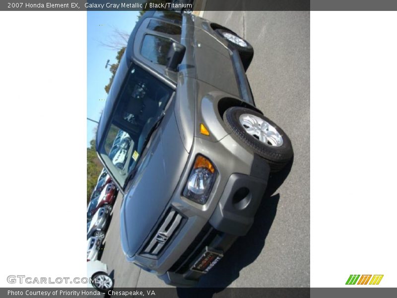 Galaxy Gray Metallic / Black/Titanium 2007 Honda Element EX
