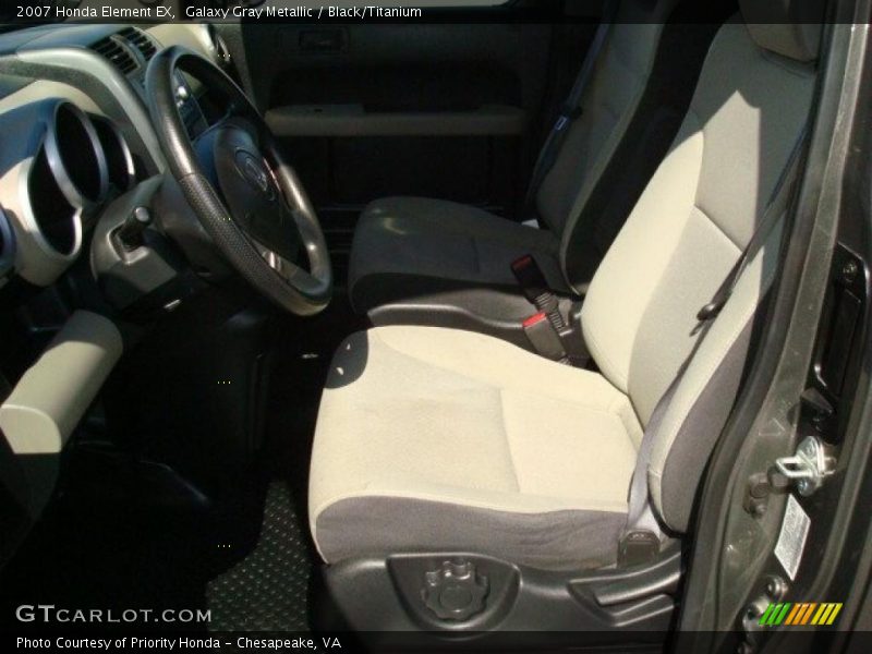Galaxy Gray Metallic / Black/Titanium 2007 Honda Element EX