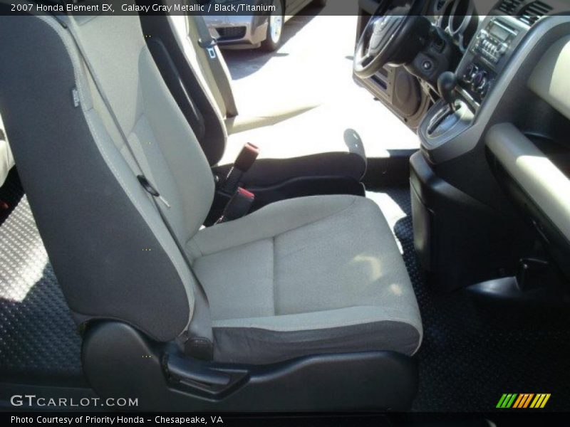 Galaxy Gray Metallic / Black/Titanium 2007 Honda Element EX