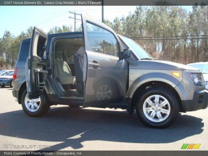 Galaxy Gray Metallic / Black/Titanium 2007 Honda Element EX
