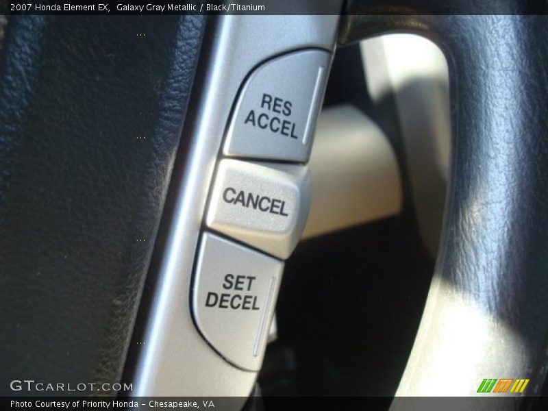 Galaxy Gray Metallic / Black/Titanium 2007 Honda Element EX