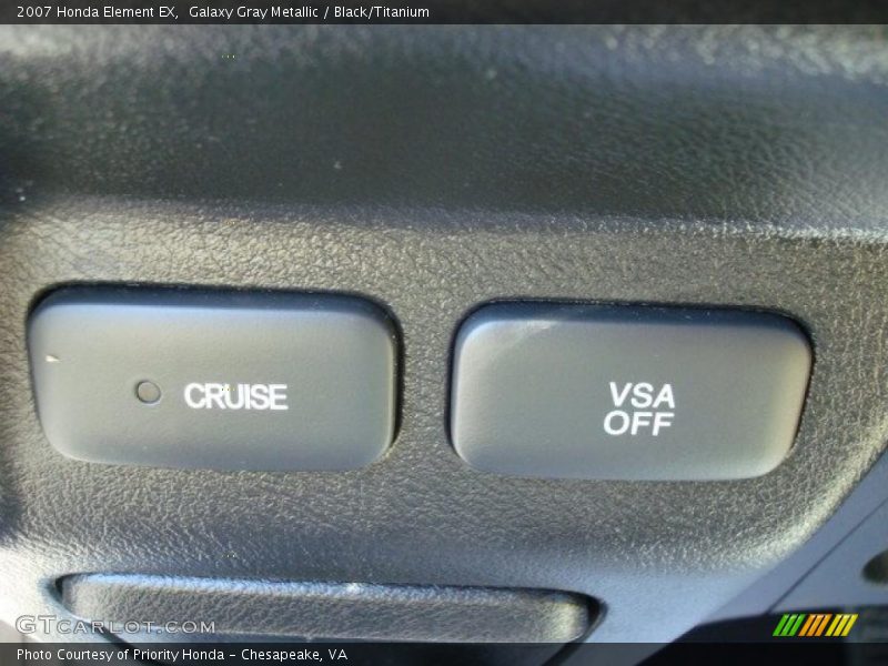 Galaxy Gray Metallic / Black/Titanium 2007 Honda Element EX