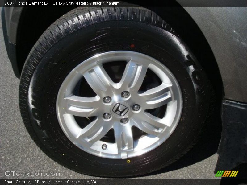 Galaxy Gray Metallic / Black/Titanium 2007 Honda Element EX