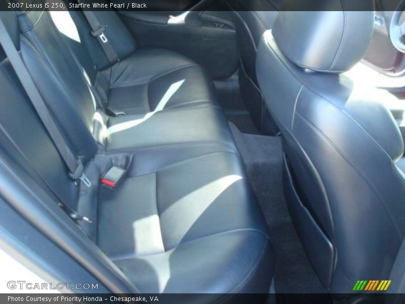 Starfire White Pearl / Black 2007 Lexus IS 250