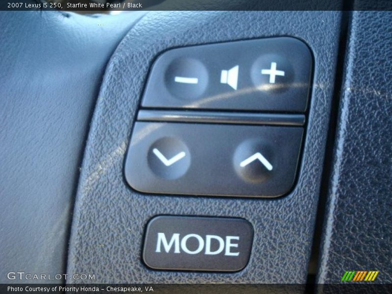 Starfire White Pearl / Black 2007 Lexus IS 250