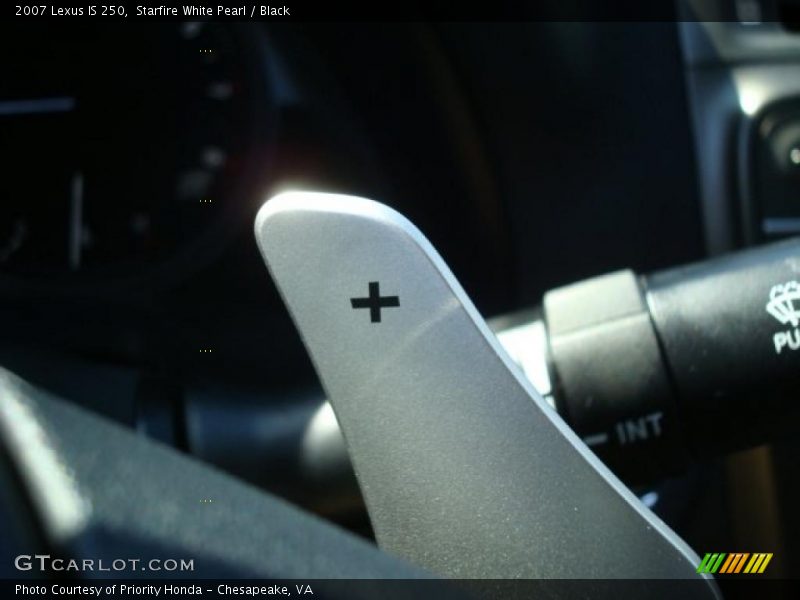 Starfire White Pearl / Black 2007 Lexus IS 250