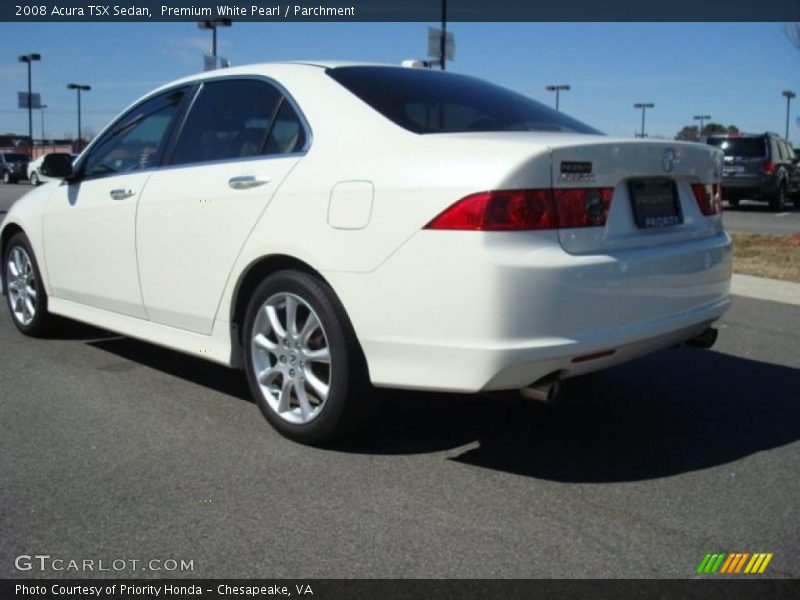 Premium White Pearl / Parchment 2008 Acura TSX Sedan