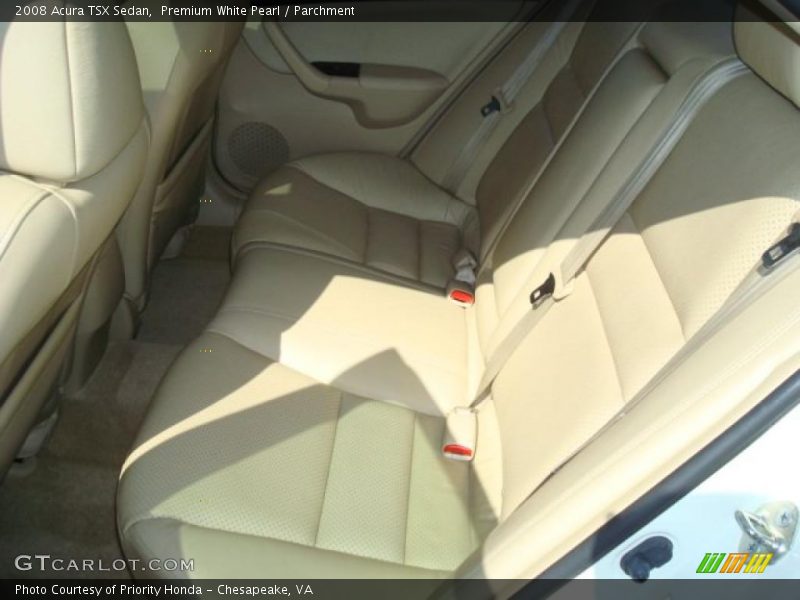 Premium White Pearl / Parchment 2008 Acura TSX Sedan