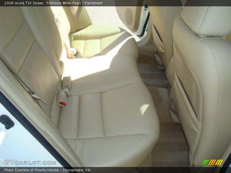 Premium White Pearl / Parchment 2008 Acura TSX Sedan