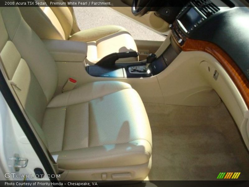Premium White Pearl / Parchment 2008 Acura TSX Sedan