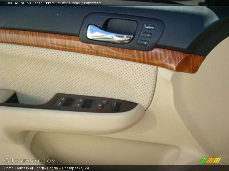 Premium White Pearl / Parchment 2008 Acura TSX Sedan