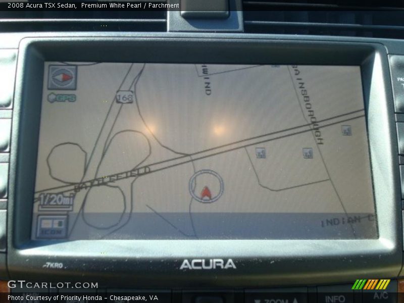 Premium White Pearl / Parchment 2008 Acura TSX Sedan