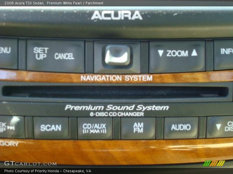 Premium White Pearl / Parchment 2008 Acura TSX Sedan