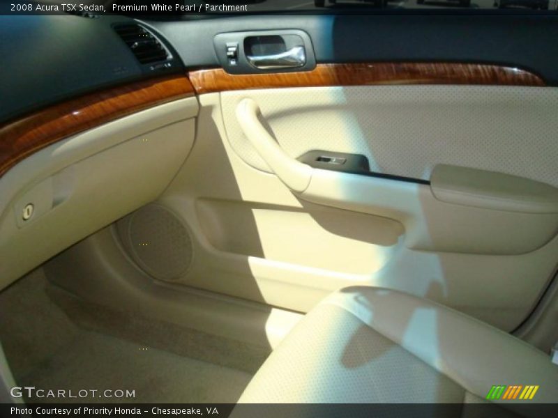 Premium White Pearl / Parchment 2008 Acura TSX Sedan