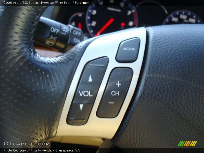 Premium White Pearl / Parchment 2008 Acura TSX Sedan