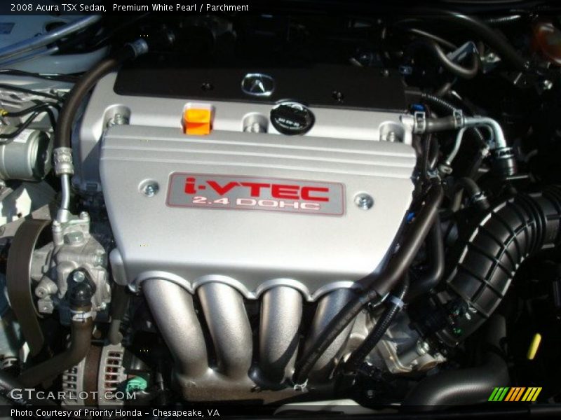 Premium White Pearl / Parchment 2008 Acura TSX Sedan