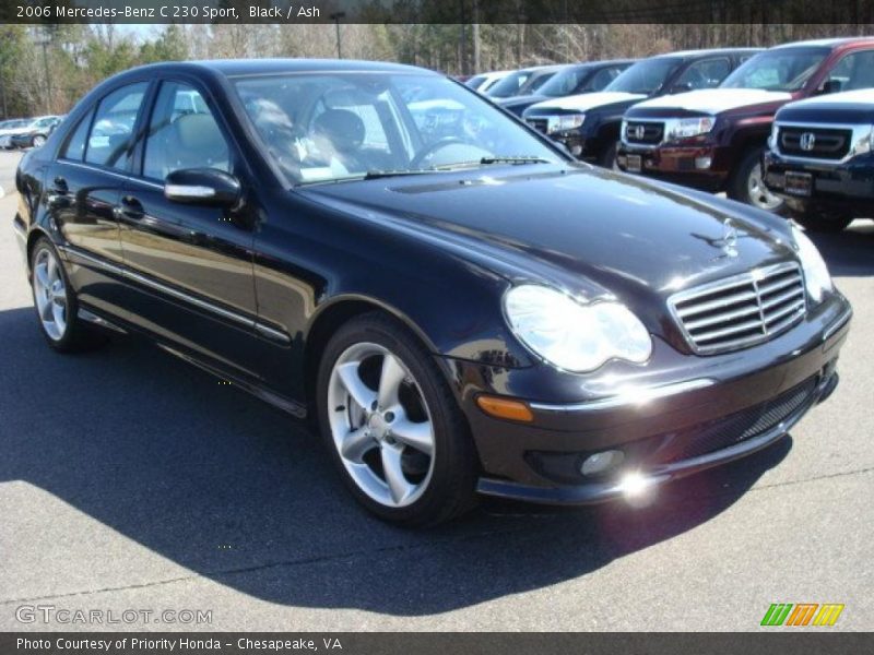 Black / Ash 2006 Mercedes-Benz C 230 Sport