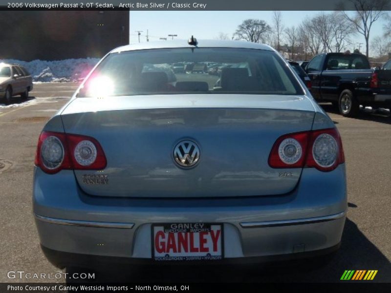 Arctic Blue Silver / Classic Grey 2006 Volkswagen Passat 2.0T Sedan