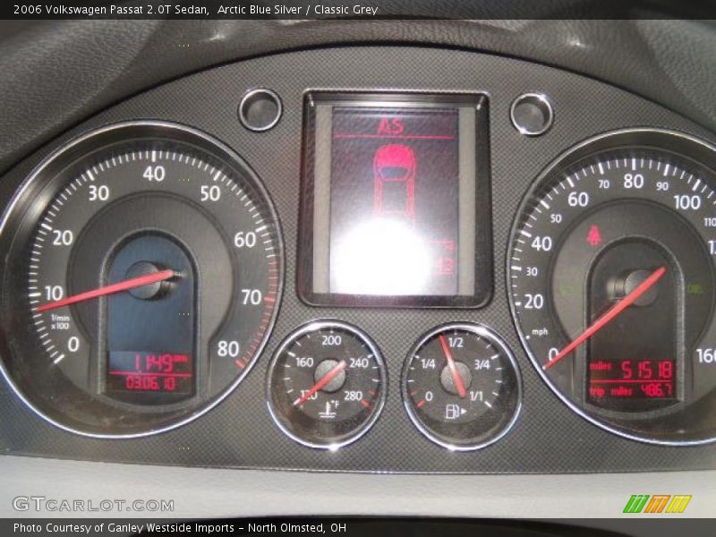 Arctic Blue Silver / Classic Grey 2006 Volkswagen Passat 2.0T Sedan
