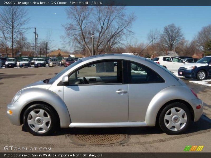 Silver Metallic / Black 2000 Volkswagen New Beetle GLS Coupe