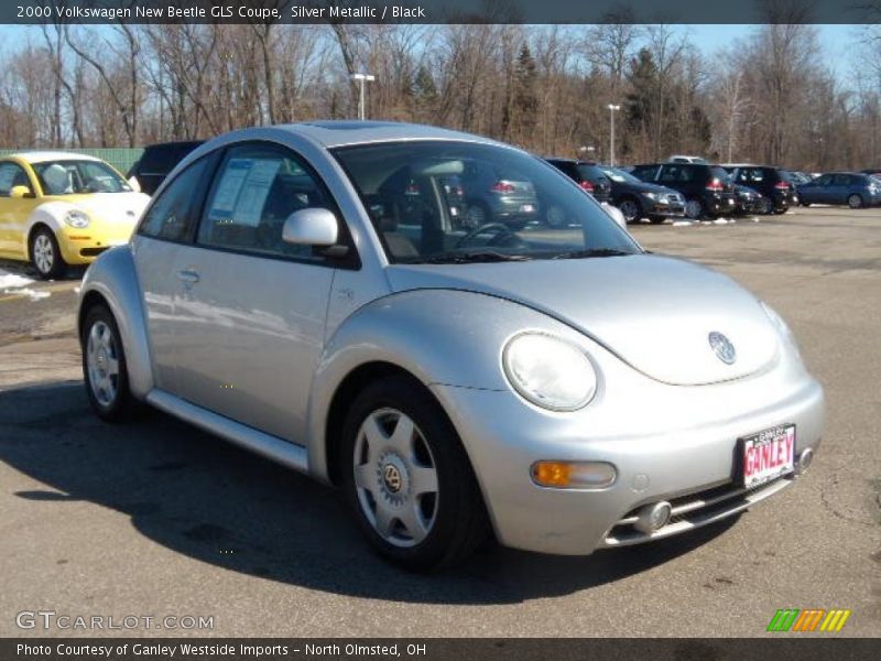 Silver Metallic / Black 2000 Volkswagen New Beetle GLS Coupe