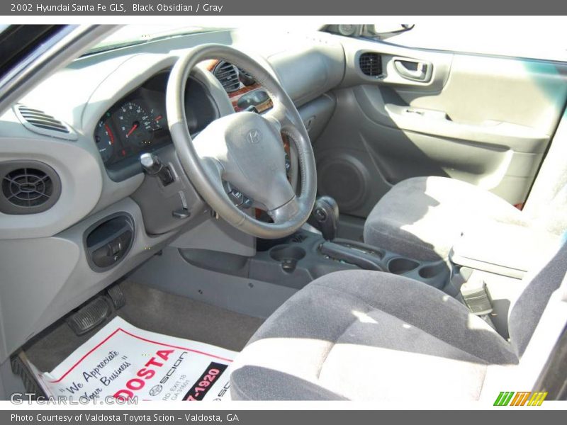 Black Obsidian / Gray 2002 Hyundai Santa Fe GLS