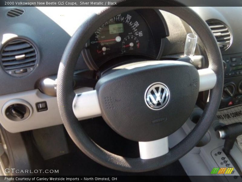 Silver Metallic / Black 2000 Volkswagen New Beetle GLS Coupe