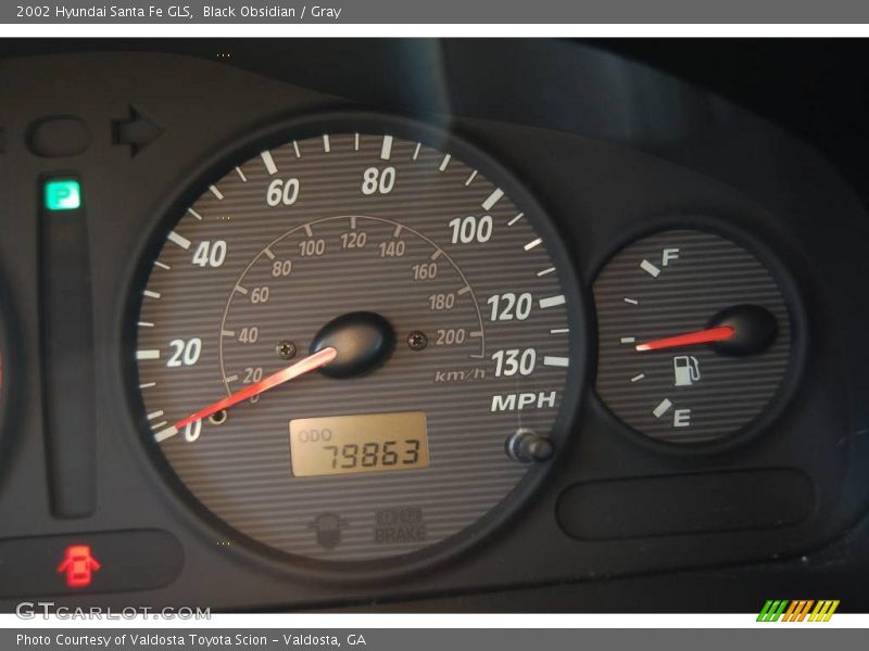 Black Obsidian / Gray 2002 Hyundai Santa Fe GLS