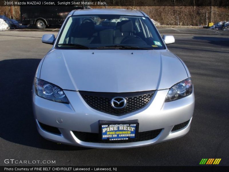 Sunlight Silver Metallic / Black 2006 Mazda MAZDA3 i Sedan