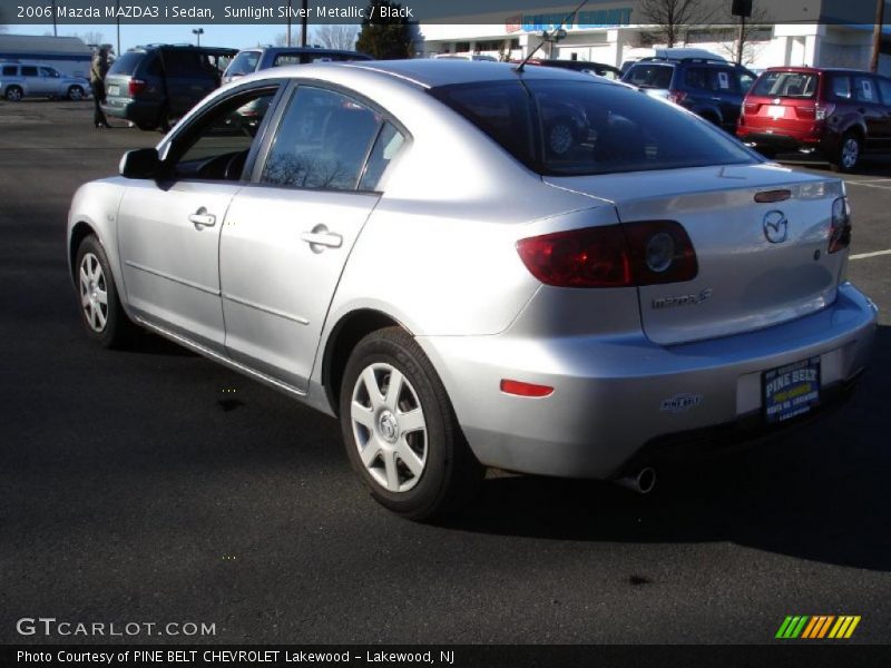 Sunlight Silver Metallic / Black 2006 Mazda MAZDA3 i Sedan