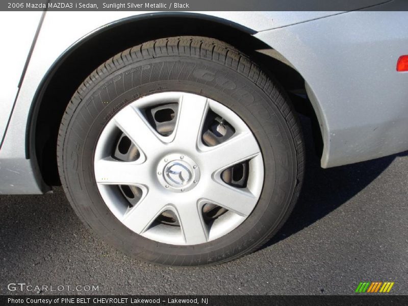 Sunlight Silver Metallic / Black 2006 Mazda MAZDA3 i Sedan