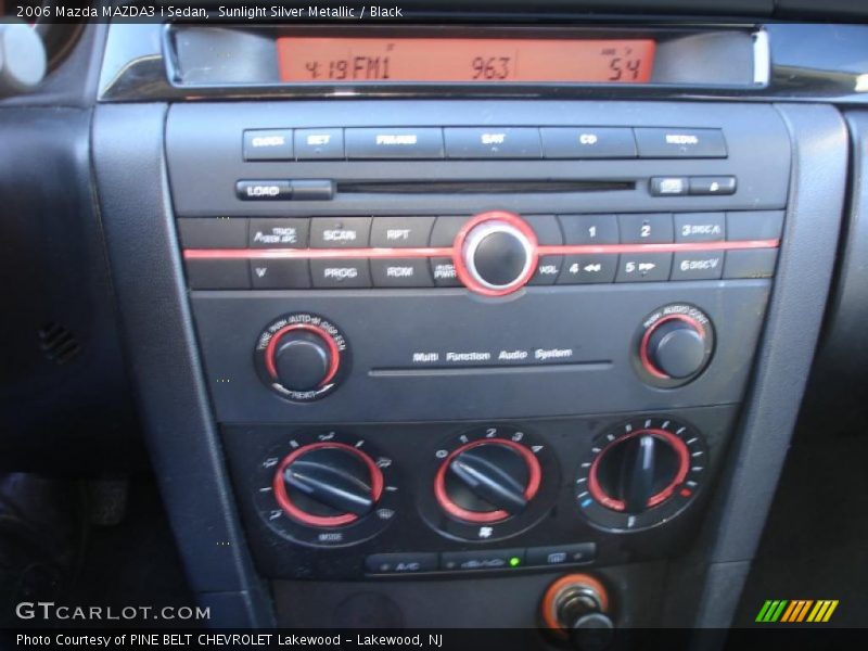 Sunlight Silver Metallic / Black 2006 Mazda MAZDA3 i Sedan