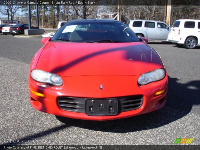 Bright Rally Red / Ebony Black 2002 Chevrolet Camaro Coupe