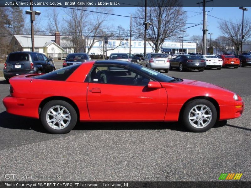 Bright Rally Red / Ebony Black 2002 Chevrolet Camaro Coupe