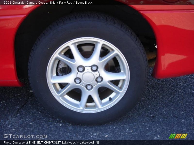 Bright Rally Red / Ebony Black 2002 Chevrolet Camaro Coupe