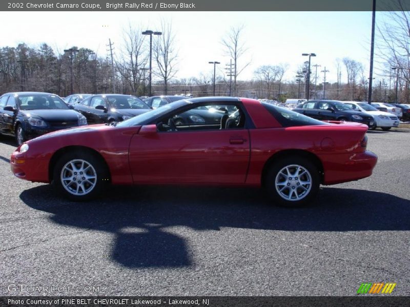 Bright Rally Red / Ebony Black 2002 Chevrolet Camaro Coupe