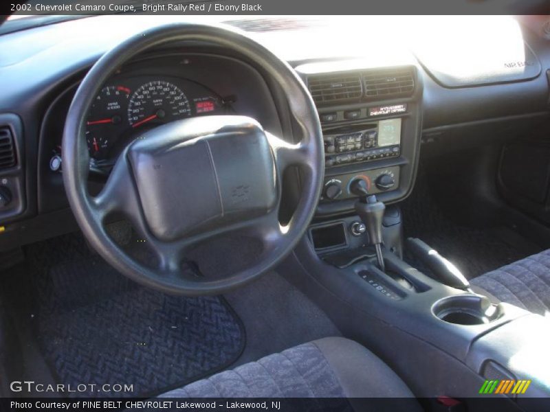 Bright Rally Red / Ebony Black 2002 Chevrolet Camaro Coupe